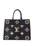 Louis Vuitton Pre Owned Onthego Tote Bicolor Monogram Empreinte Giant Mm Shoulder Bag — Same as shown — Size One Size — Front View
