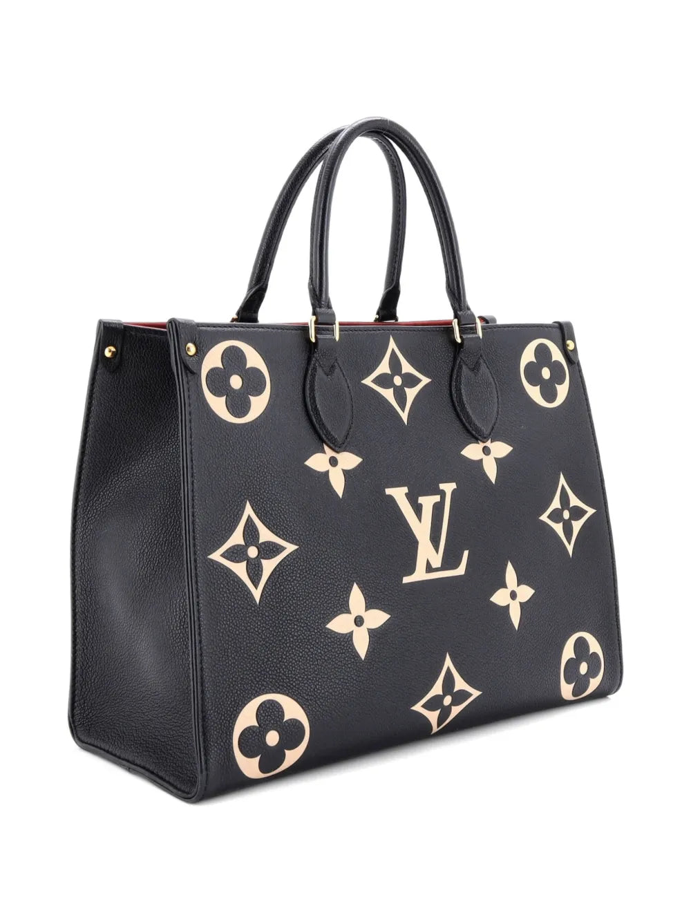 Louis Vuitton Pre Owned Onthego Tote Bicolor Monogram Empreinte Giant Mm Shoulder Bag — Same as shown — Size One Size — Back View
