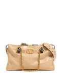 Valentino Garavani Chevron Feline Shoulder Bag — Same as shown — Size One Size — Front View