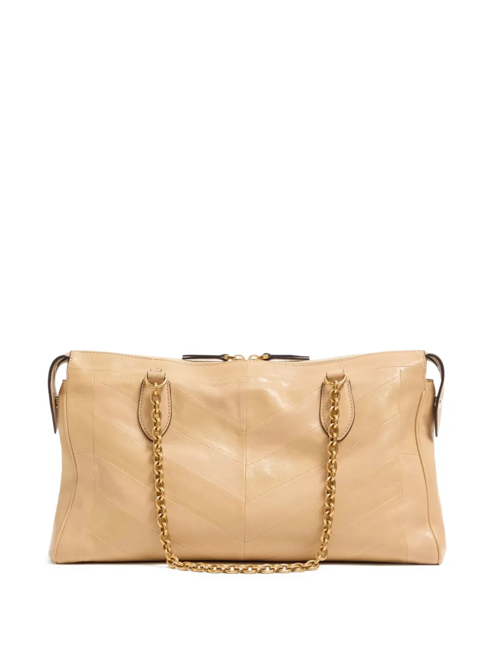 Valentino Garavani Chevron Feline Shoulder Bag — Same as shown — Size One Size — Top View