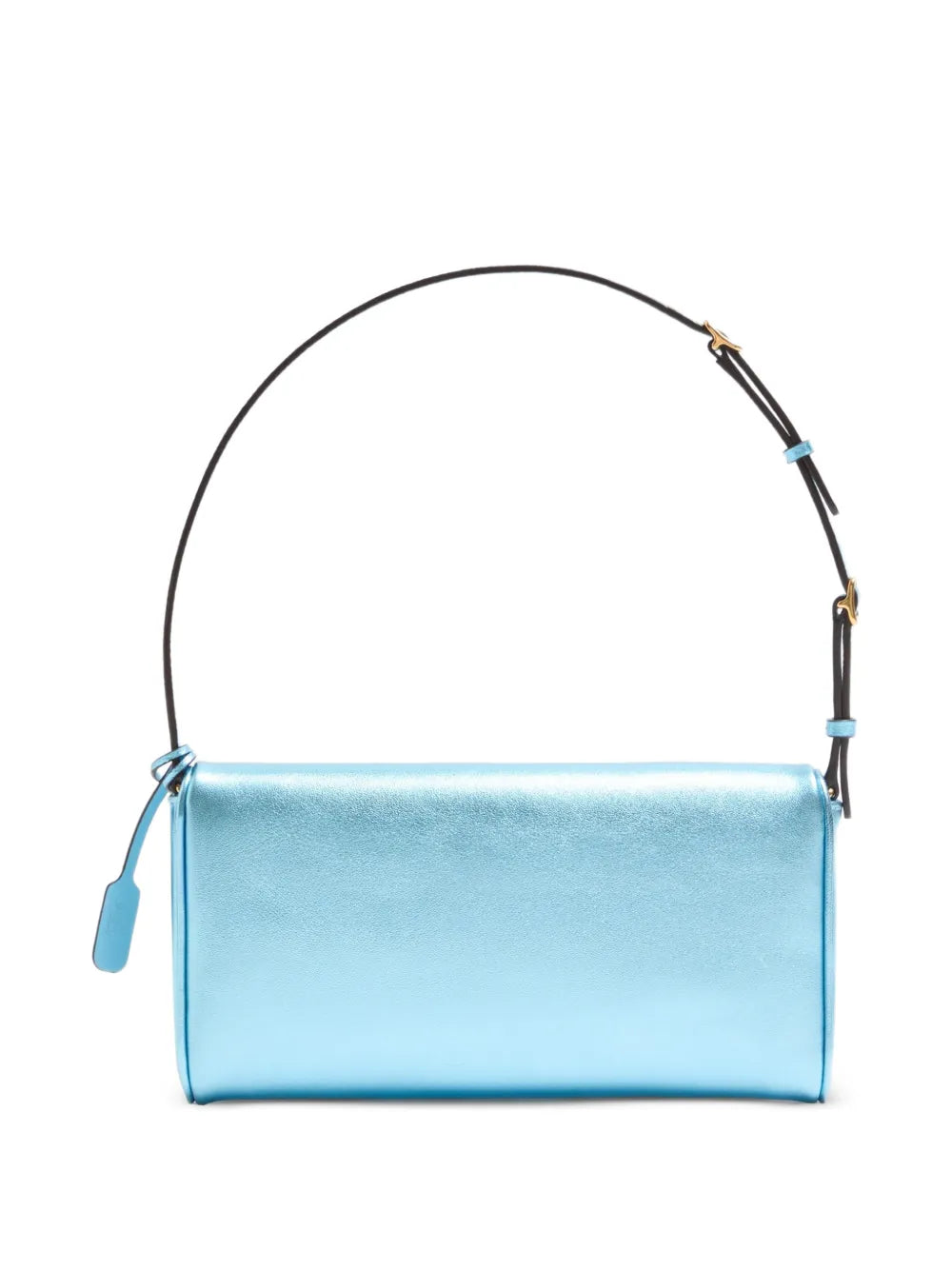 Valentino Garavani Small Devain Metallic Vlogo Shoulder Bag — Same as shown — Size One Size — Top View