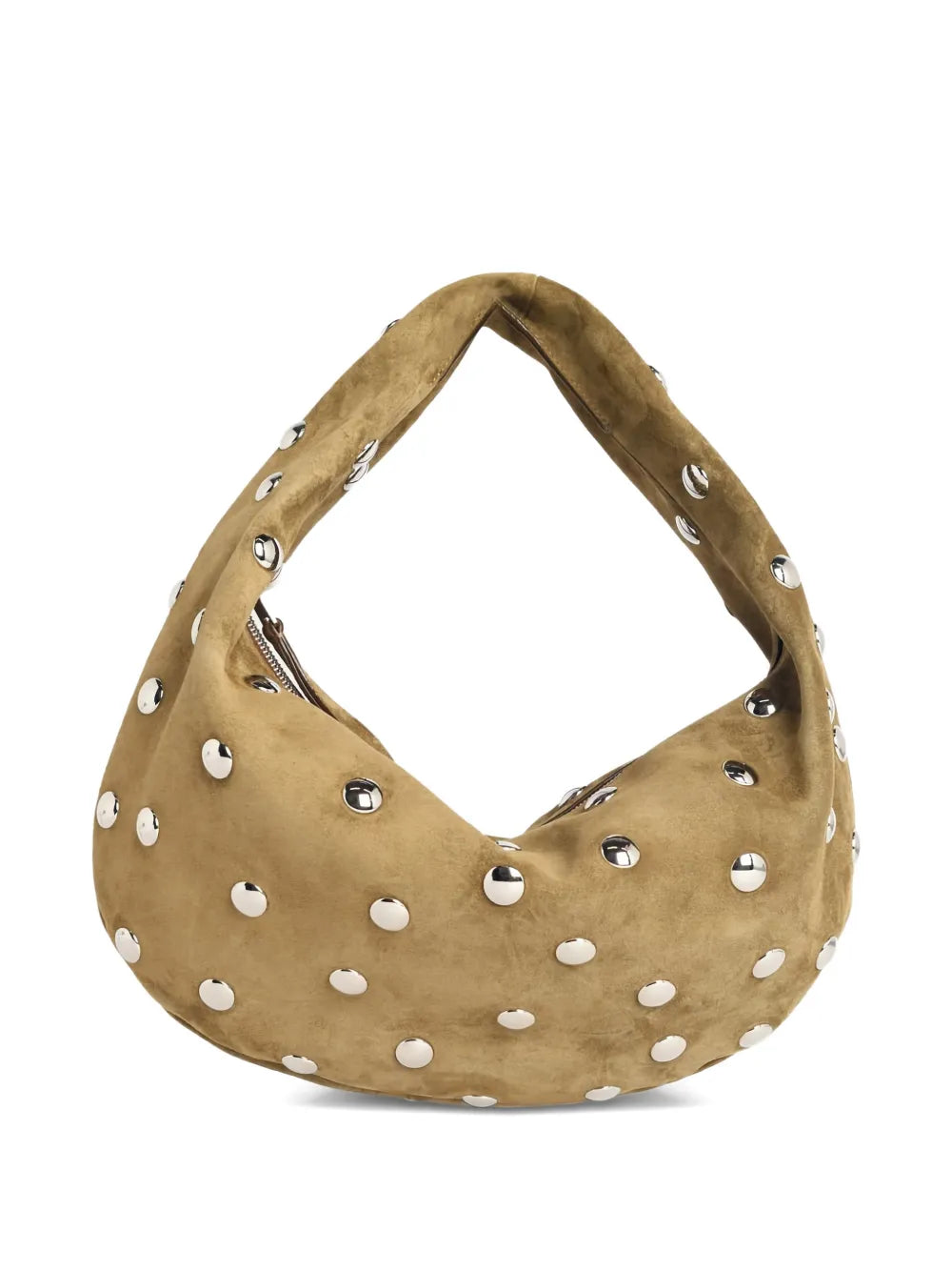 Khaite Scale Pattern Studded Olivia Shoulder Bag — Same as shown — Size One Size — Side View
