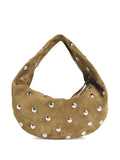 Khaite Scale Pattern Studded Olivia Shoulder Bag — Same as shown — Size One Size — Front View