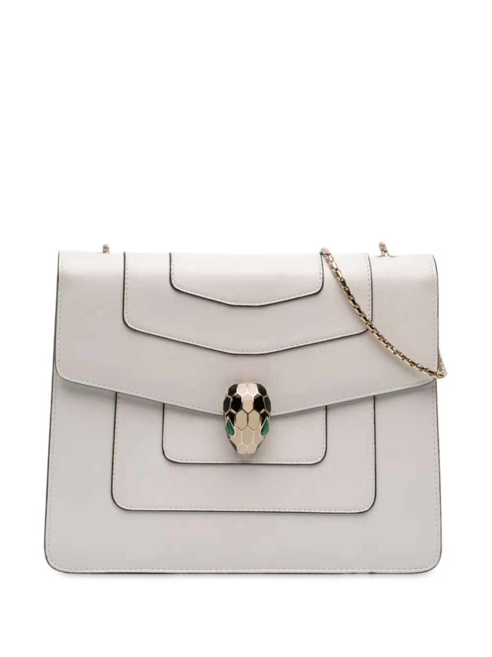 Bvlgari Pre Owned 2000 2025 Medium Calfskin Serpenti Forever Shoulder Bag — Same as shown — Size One Size — Front View