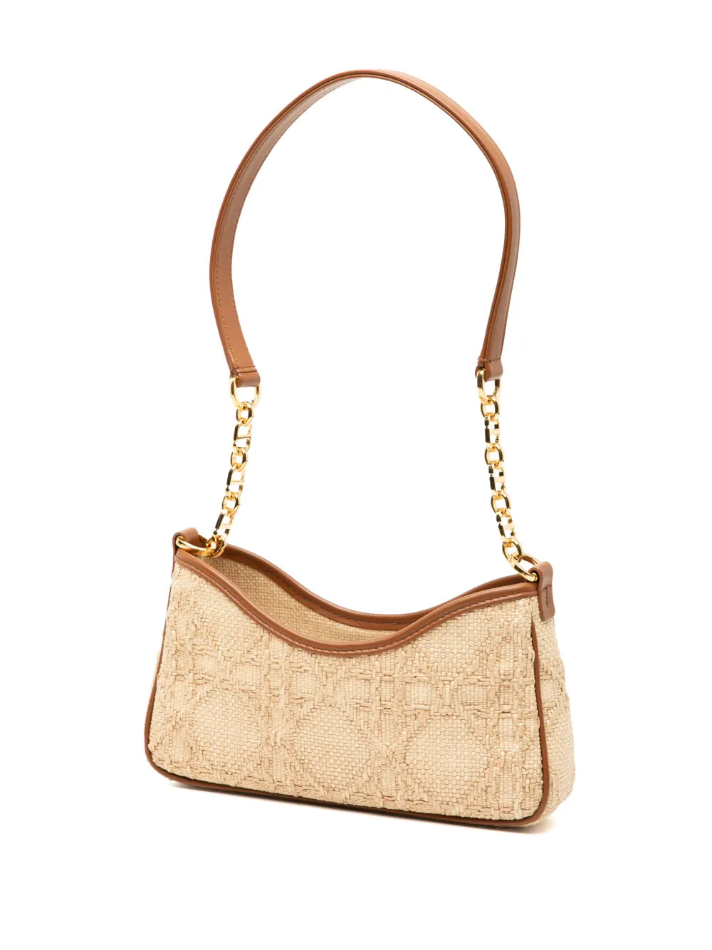 Christian Dior Pre Owned 2023 Mini Raffia Macrocannage 30 Montaigne Avenue Hobo Shoulder Bag — Same as shown — Size One Size — Back View