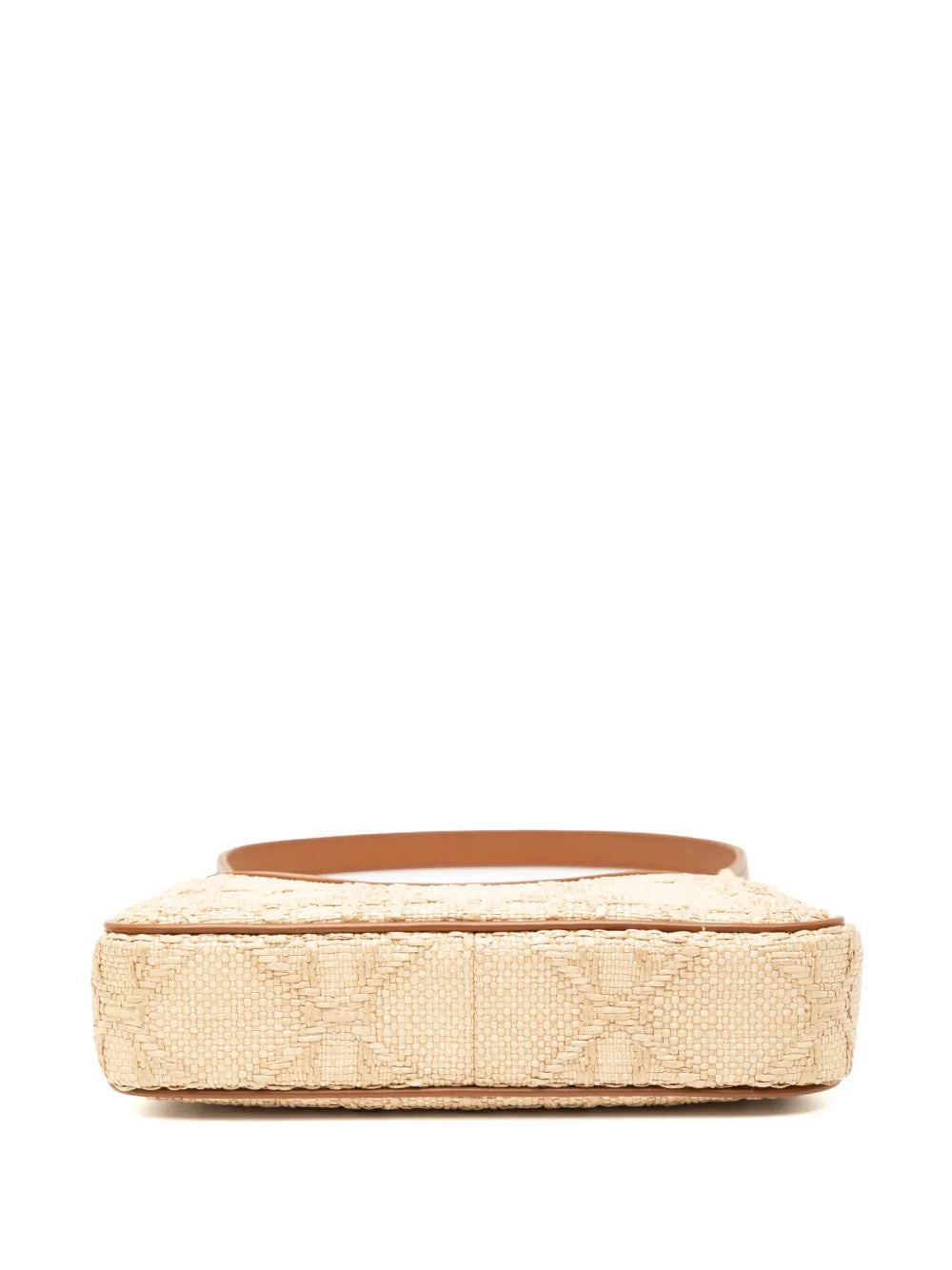Christian Dior Pre Owned 2023 Mini Raffia Macrocannage 30 Montaigne Avenue Hobo Shoulder Bag — Same as shown — Size One Size — Top View
