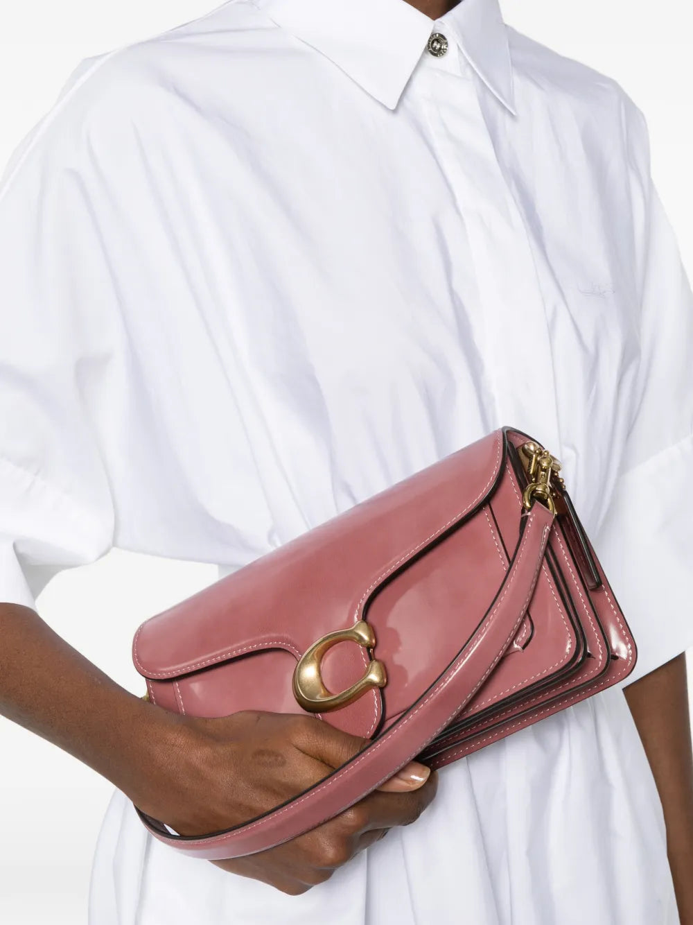Coach 26 Tabby C Logo Shoulder Bag — Same as shown — Size One Size — Side View
