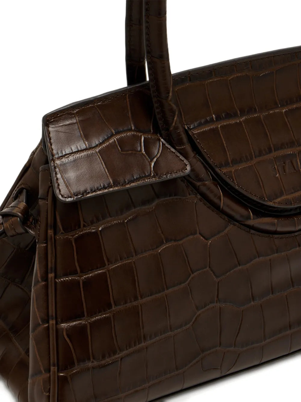 Staud Maude Logo Detail Shoulder Bag — Same as shown — Size One Size — Back View