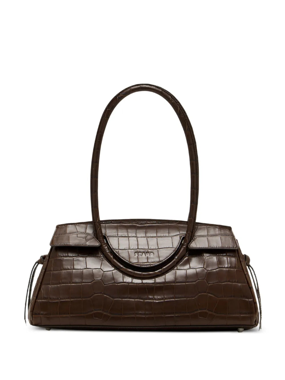 Staud Maude Logo Detail Shoulder Bag — Same as shown — Size One Size — Front View