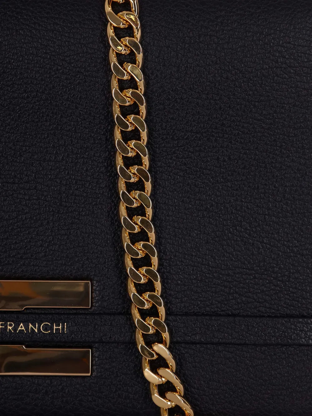Elisabetta Franchi Logo Applique Shoulder Bag — Same as shown — Size One Size — Back View