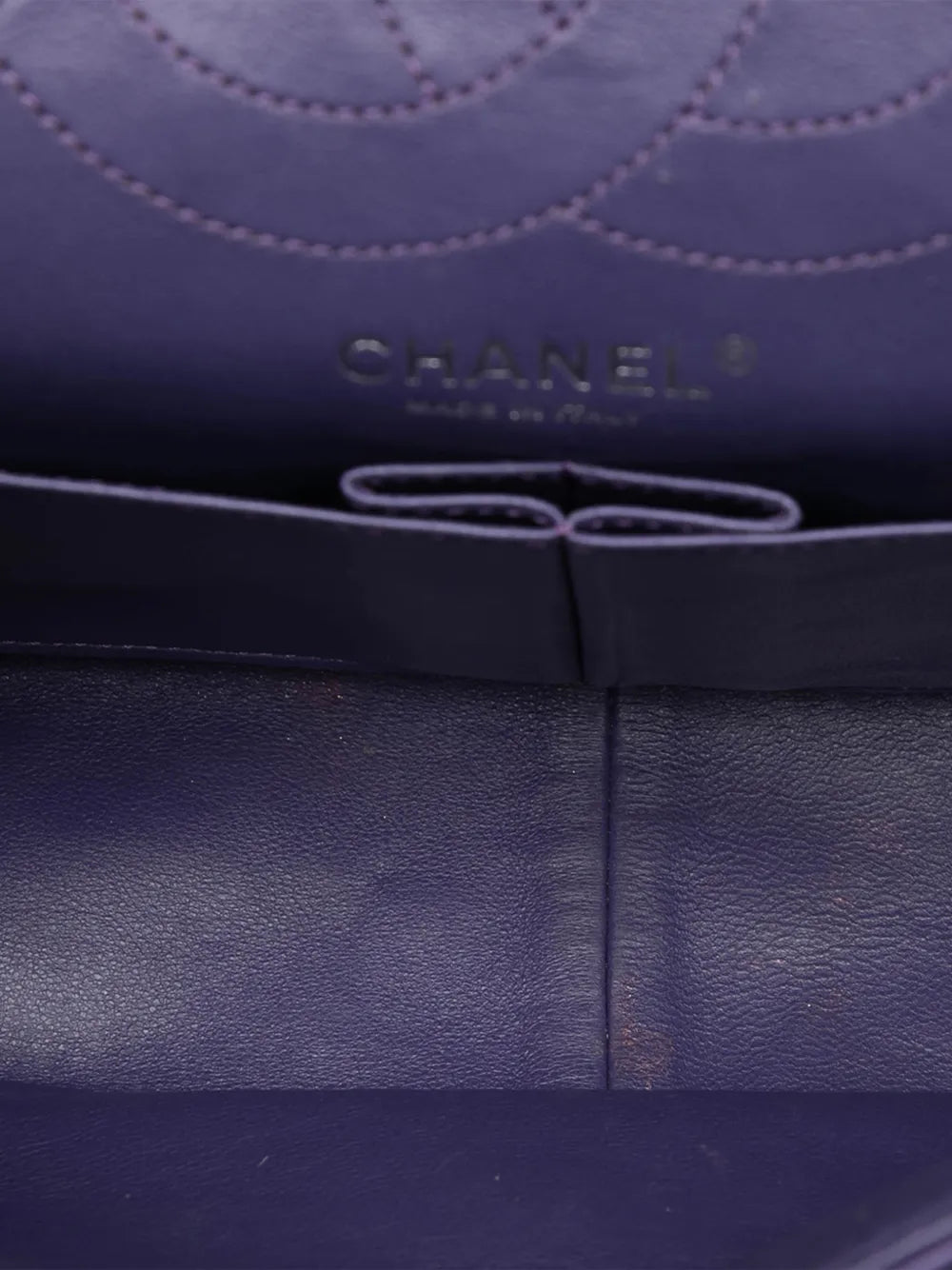 Chanel Pre Owned 2010 2011 Quilted Lambskin Reissue 255 Double Flap 226 Shoulder Bag — Same as shown — Size One Size — Detail View