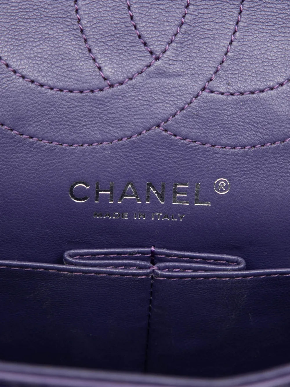 Chanel Pre Owned 2010 2011 Quilted Lambskin Reissue 255 Double Flap 226 Shoulder Bag — Same as shown — Size One Size — Lifestyle View