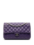 Chanel Pre Owned 2010 2011 Quilted Lambskin Reissue 255 Double Flap 226 Shoulder Bag — Same as shown — Size One Size — Front View