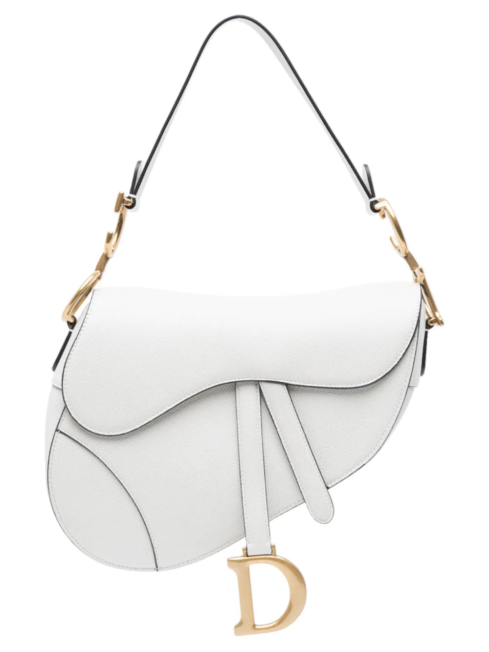 Christian Dior Pre Owned 2020 Grained Calfskin Saddle Bag Shoulder Bag — Same as shown — Size One Size — Front View