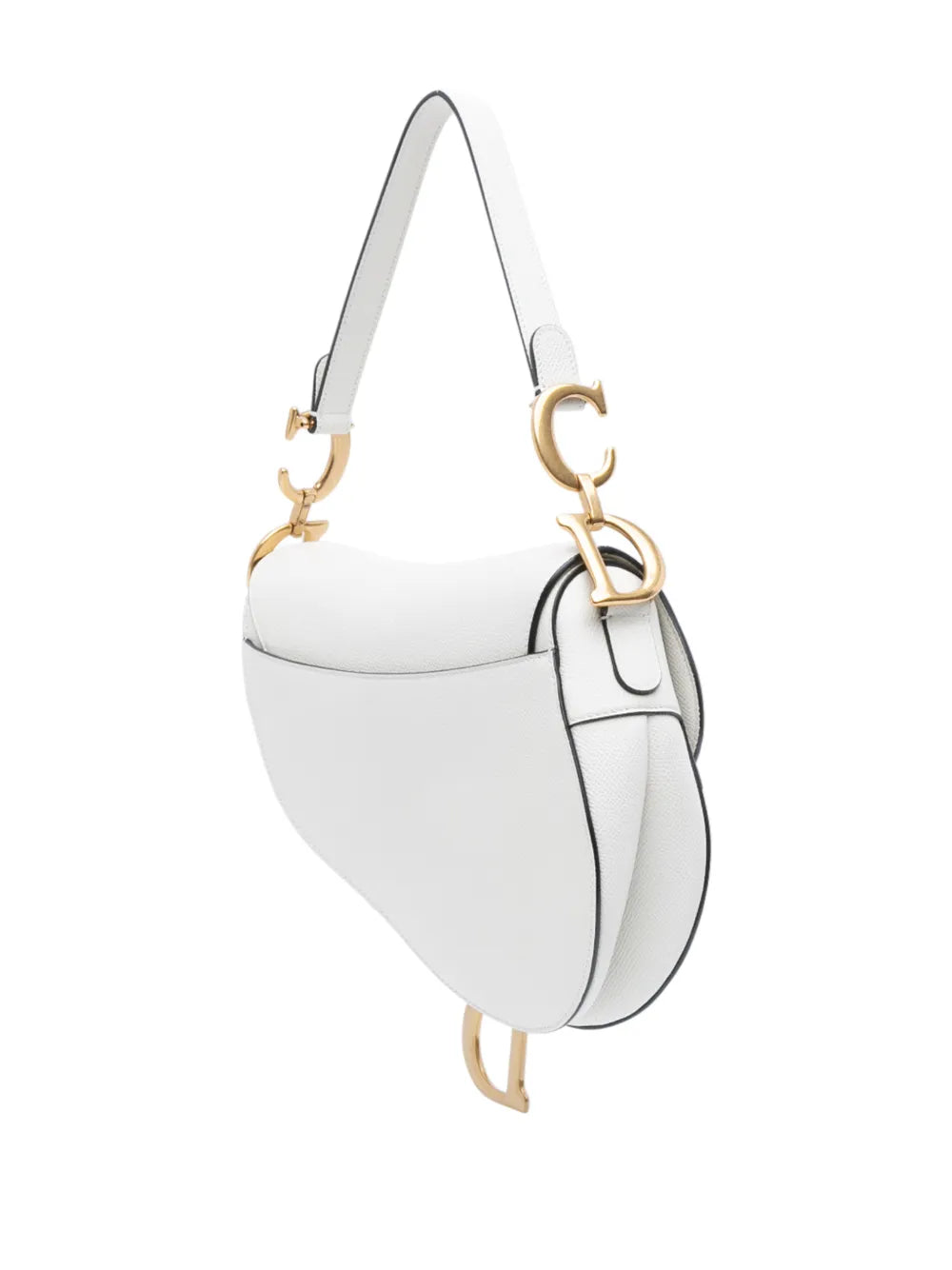 Christian Dior Pre Owned 2020 Grained Calfskin Saddle Bag Shoulder Bag — Same as shown — Size One Size — Back View