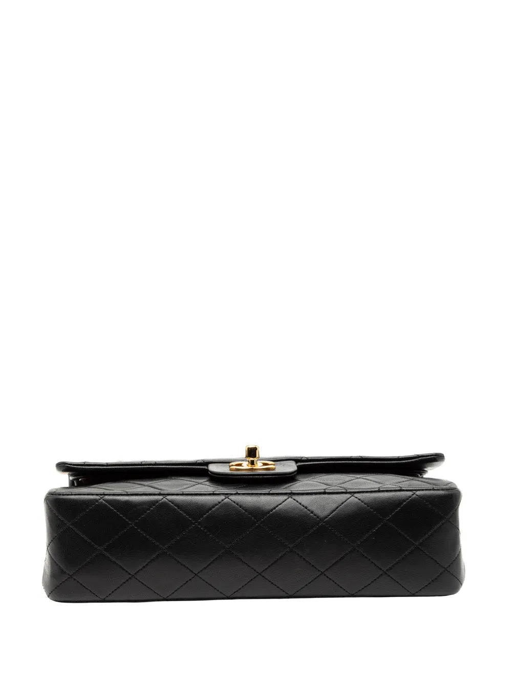 Chanel Pre Owned 1989 1991 Medium Classic Lambskin Double Flap Shoulder Bag — Same as shown — Size One Size — Top View