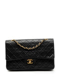 Chanel Pre Owned 1989 1991 Medium Classic Lambskin Double Flap Shoulder Bag — Same as shown — Size One Size — Front View