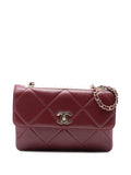 Chanel Pre Owned 2019 Quilted Lambskin Trendy Cc Flap Shoulder Bag — Same as shown — Size One Size — Front View