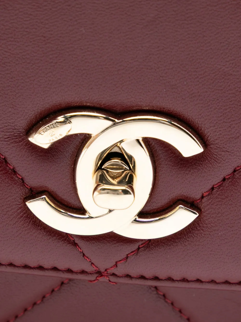 Chanel Pre Owned 2019 Quilted Lambskin Trendy Cc Flap Shoulder Bag — Same as shown — Size One Size — Lifestyle View