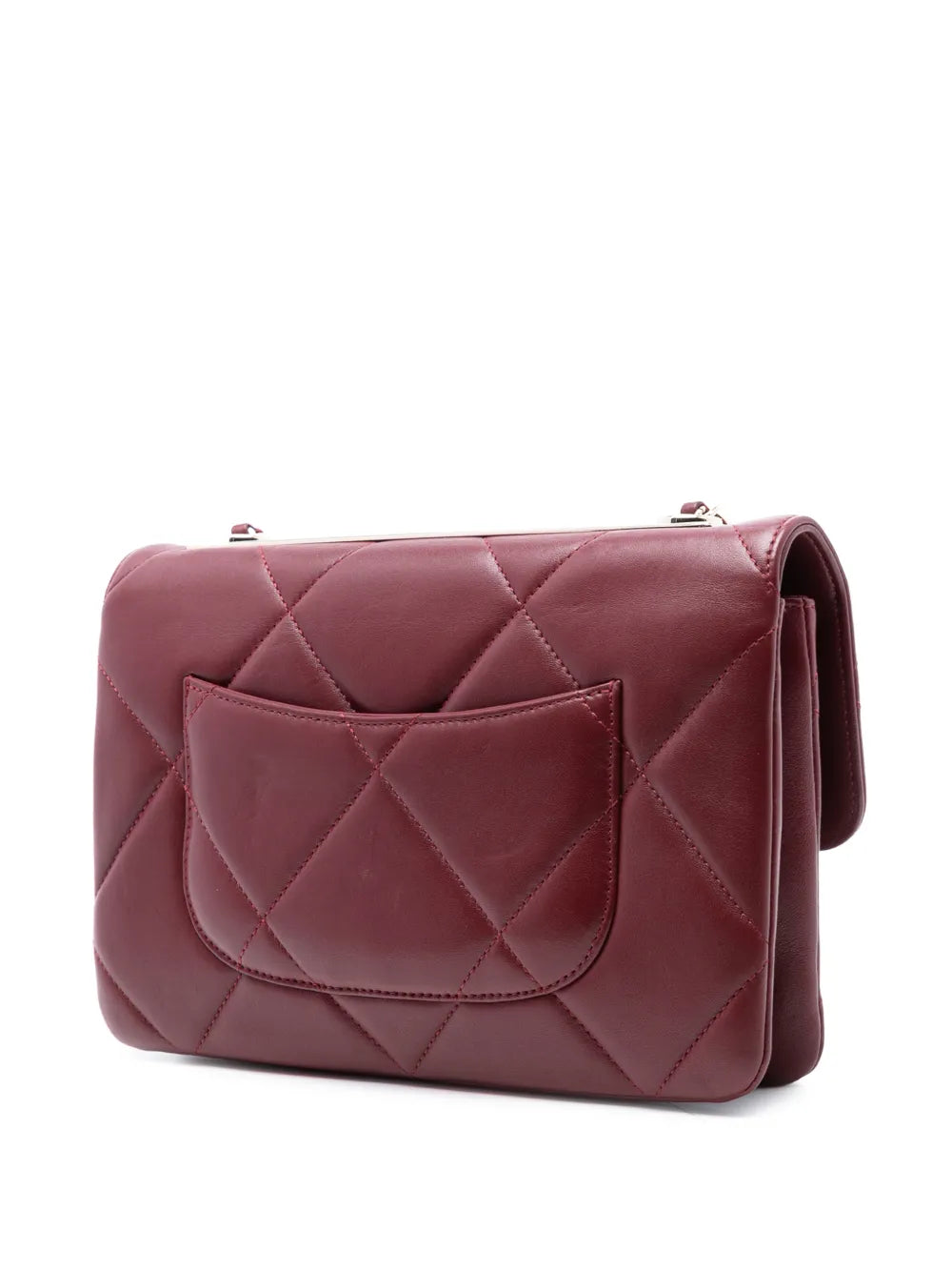 Chanel Pre Owned 2019 Quilted Lambskin Trendy Cc Flap Shoulder Bag — Same as shown — Size One Size — Back View