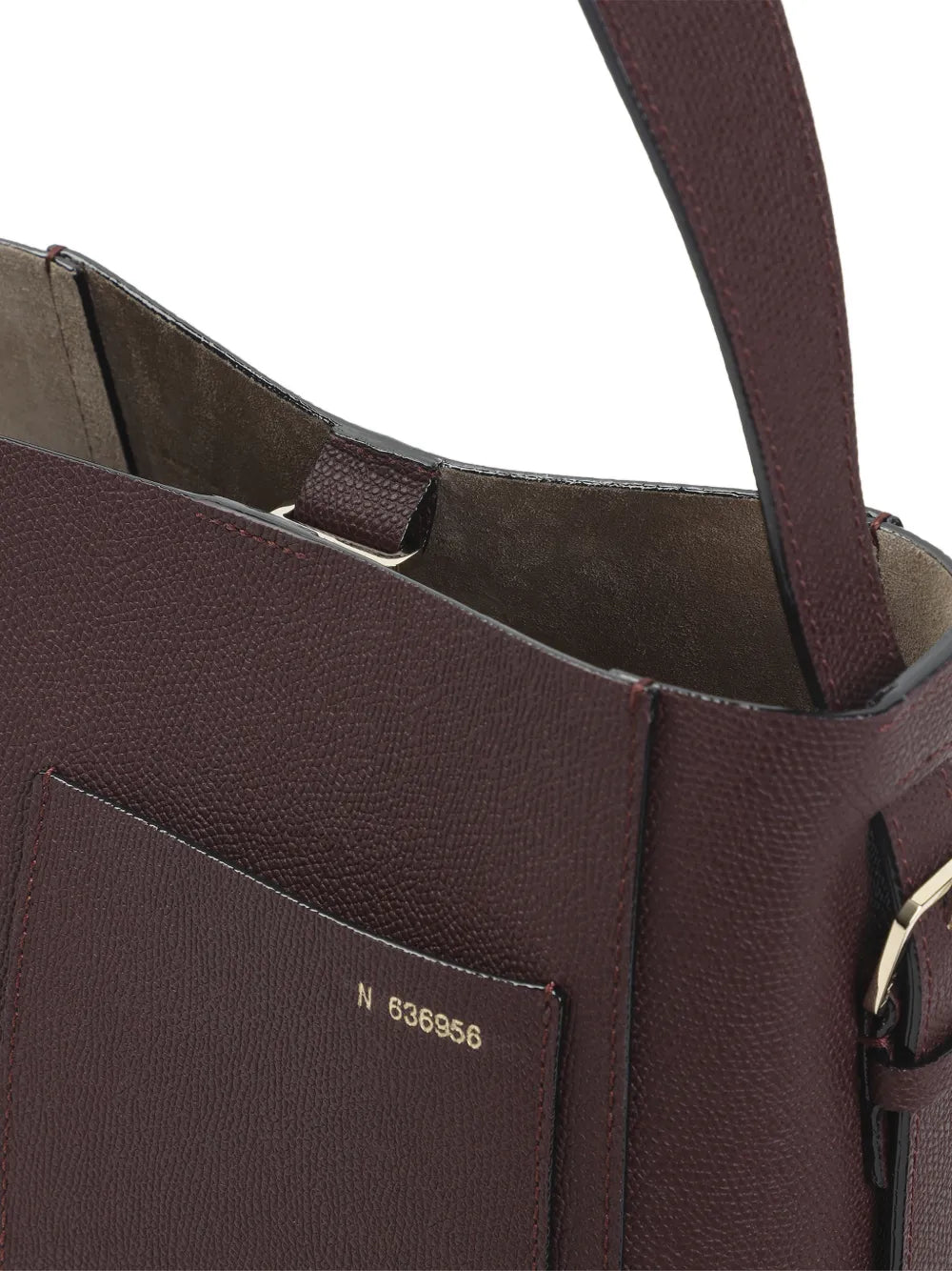 Valextra Pocket Shoulder Bag — Same as shown — Size One Size — Back View