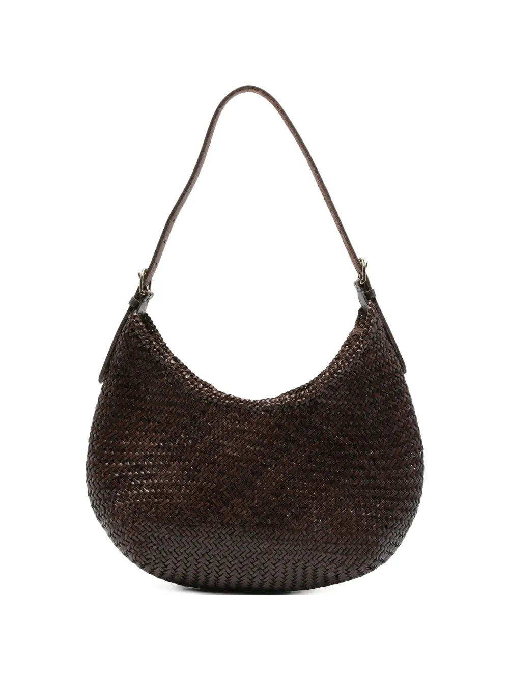 Dragon Diffusion Luna Mezza Woven Shoulder Bag — Same as shown — Size One Size — Front View