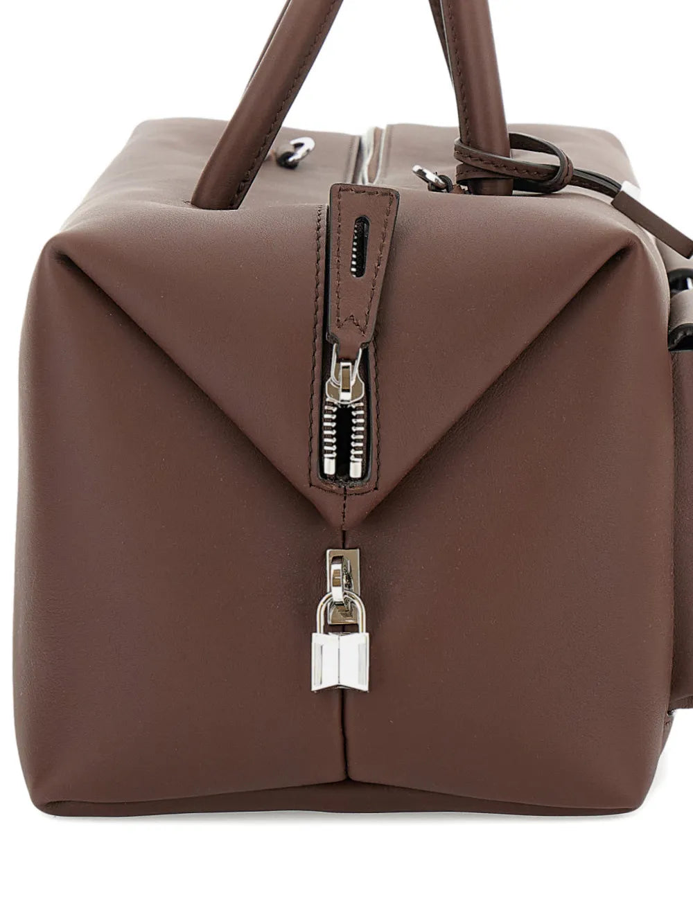 Max Mara Padlock Flap Leather Shoulder Bag — Same as shown — Size One Size — Top View