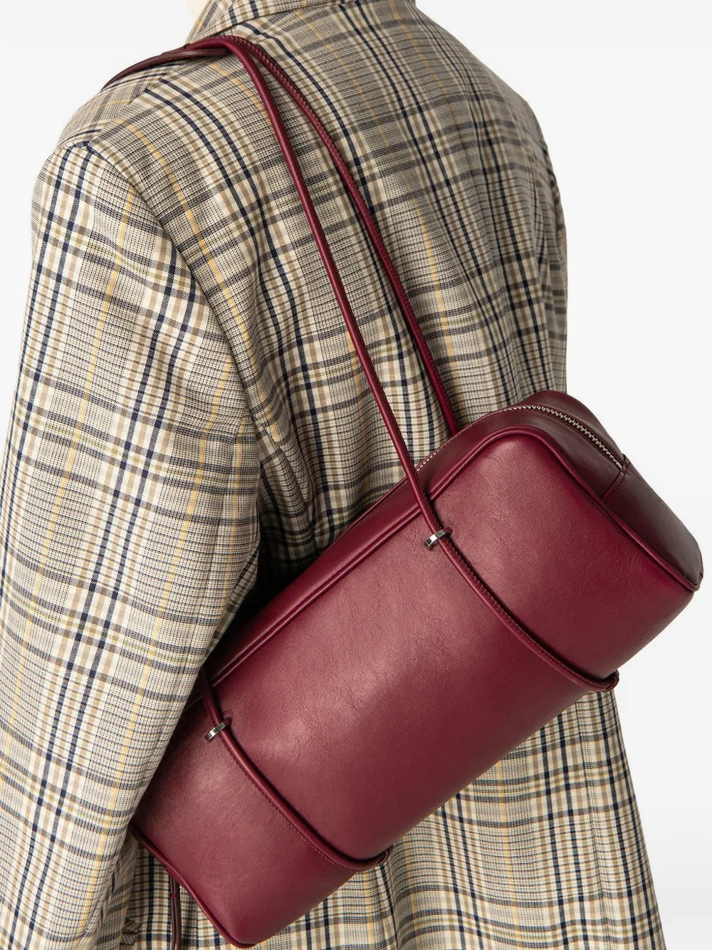 By Far Kimberly Leather Shoulder Bag — Same as shown — Size One Size — Side View