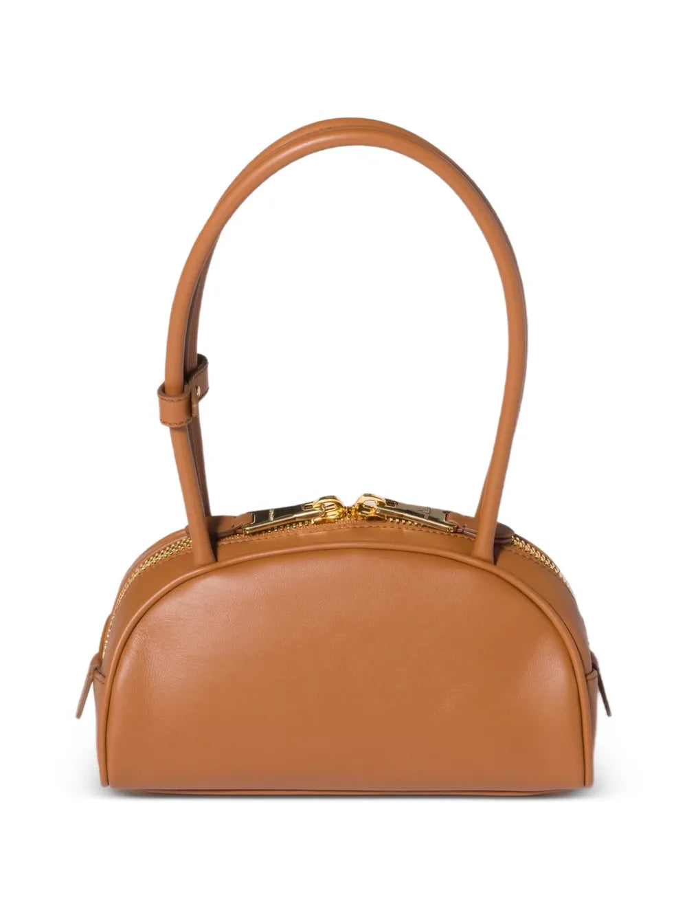 Miu Miu Beau Embossed Logo Leather Shoulder Bag — Same as shown — Size One Size — Side View