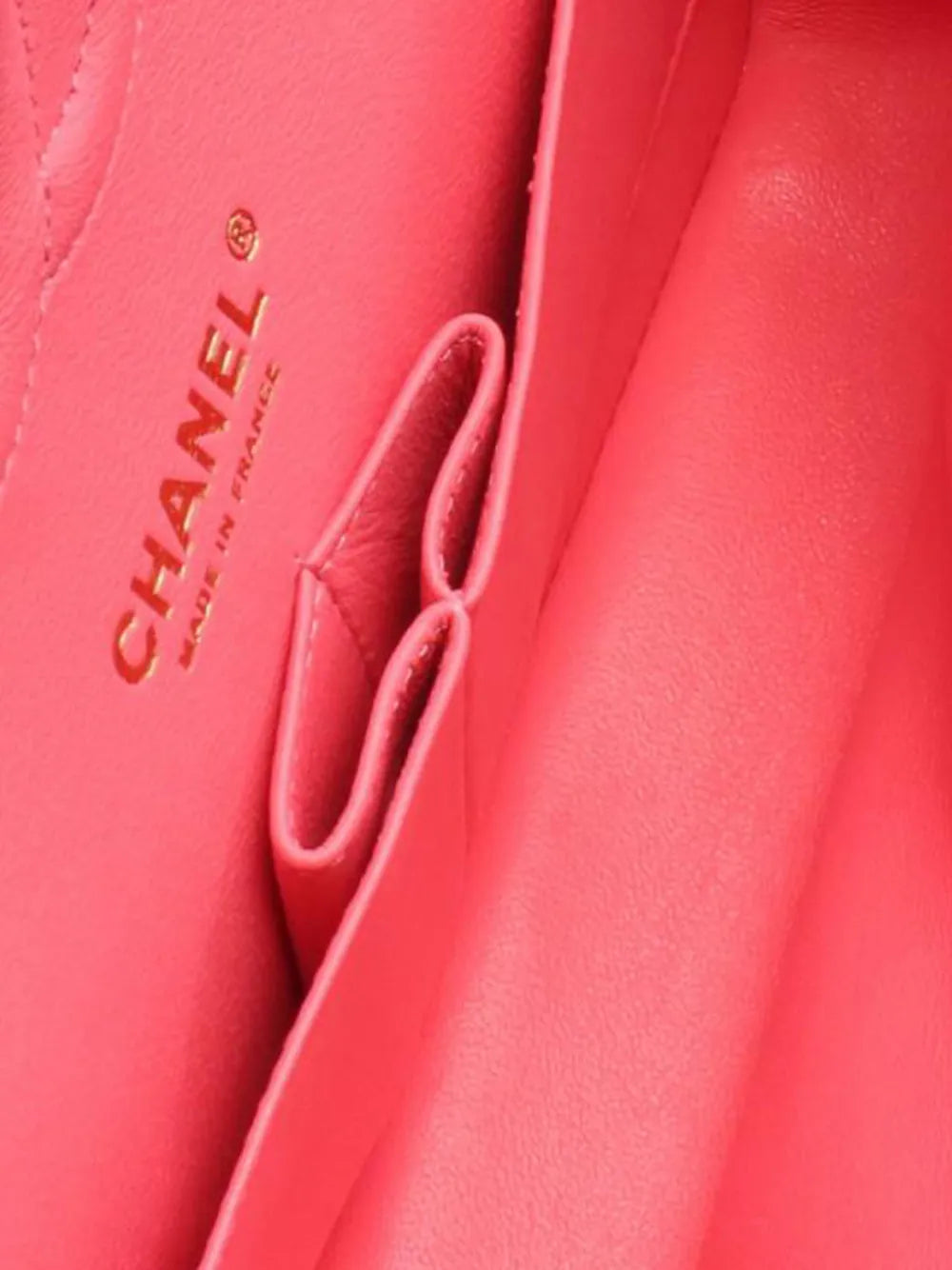 Chanel Pre Owned 2020 Medium Classic Lambskin Double Flap Shoulder Bag — Same as shown — Size One Size — Top View