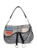 Christian Dior Pre Owned 2001 Double Saddle Shoulder Bag — Same as shown — Size One Size — Front View