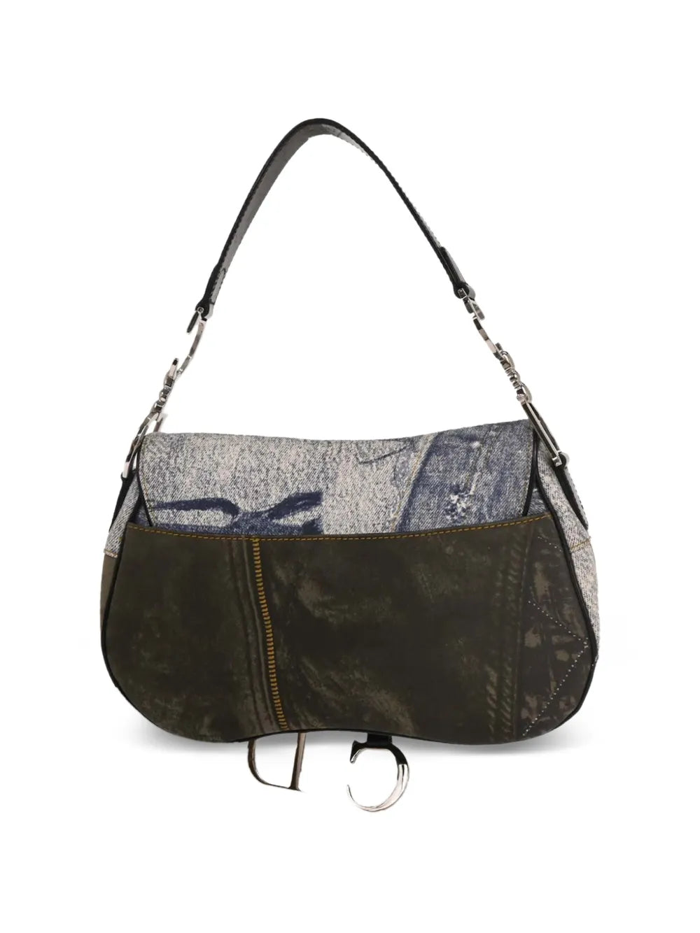 Christian Dior Pre Owned 2001 Double Saddle Shoulder Bag — Same as shown — Size One Size — Side View