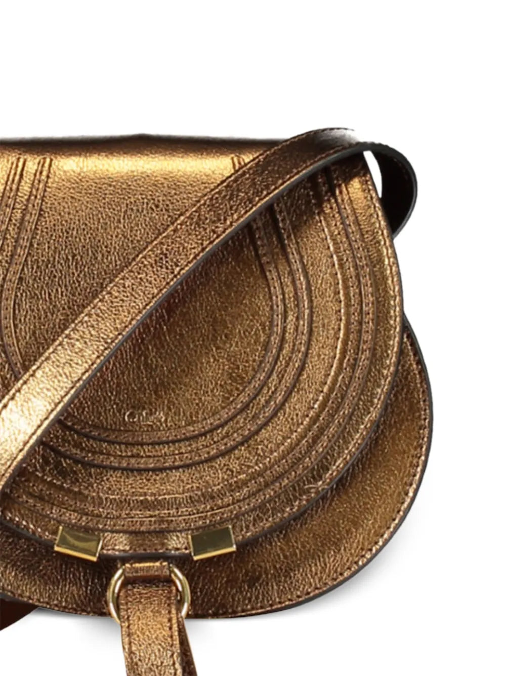 Chloe Small Marcie Leather Shoulder Bag — Same as shown — Size One Size — Side View