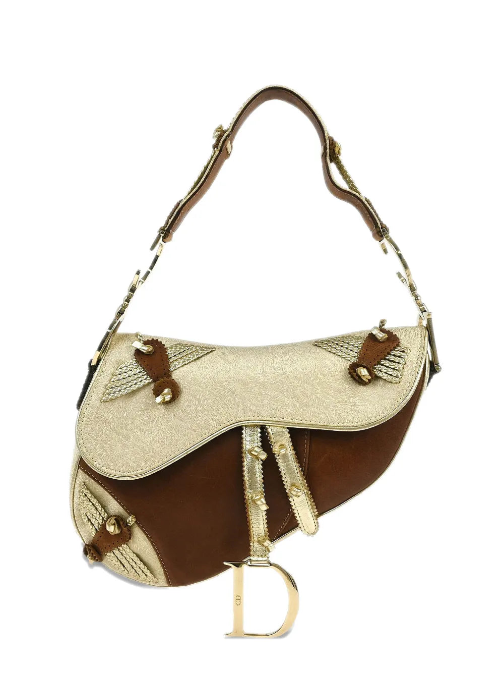 Christian Dior Pre Owned 2003 Charm Detail Shoulder Bag — Same as shown — Size One Size — Front View