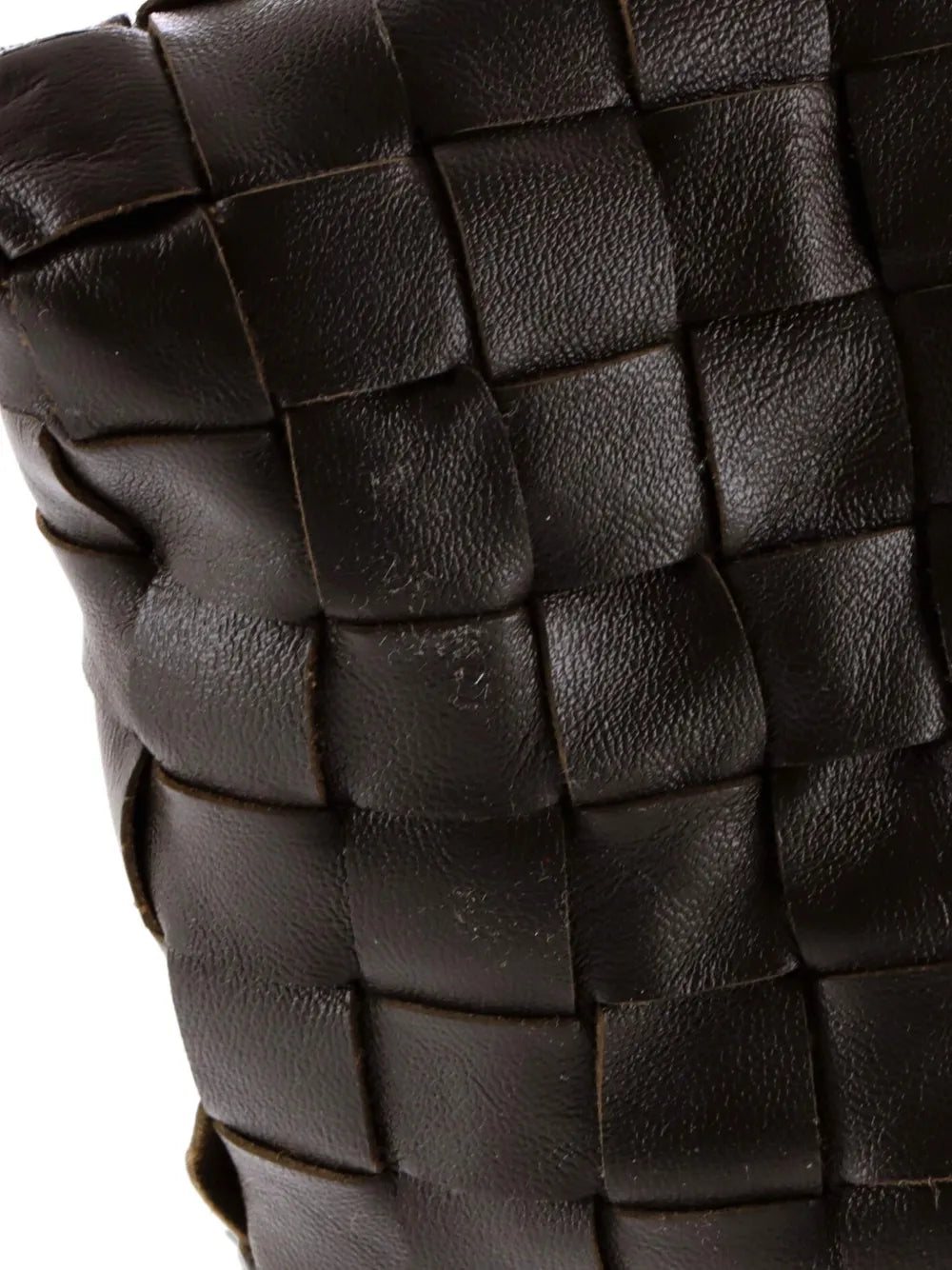 Bottega Veneta Pre Owned Hop Intrecciato Leather Large Hobo Bag — Same as shown — Size One Size — Detail View