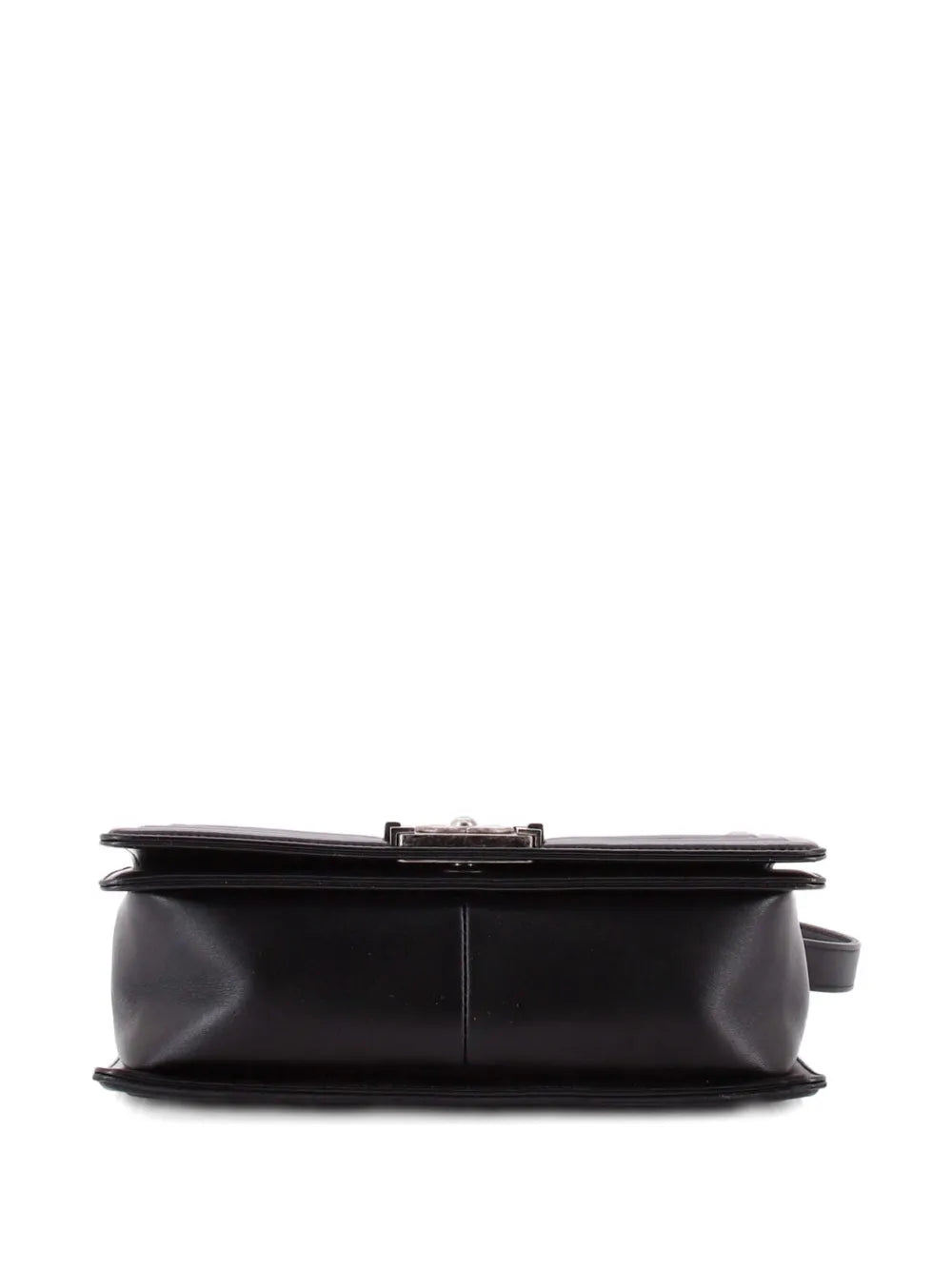 Chanel Pre Owned Boy Flap Bag Quilted Lambskin Old Medium Shoulder Bag — Same as shown — Size One Size — Top View
