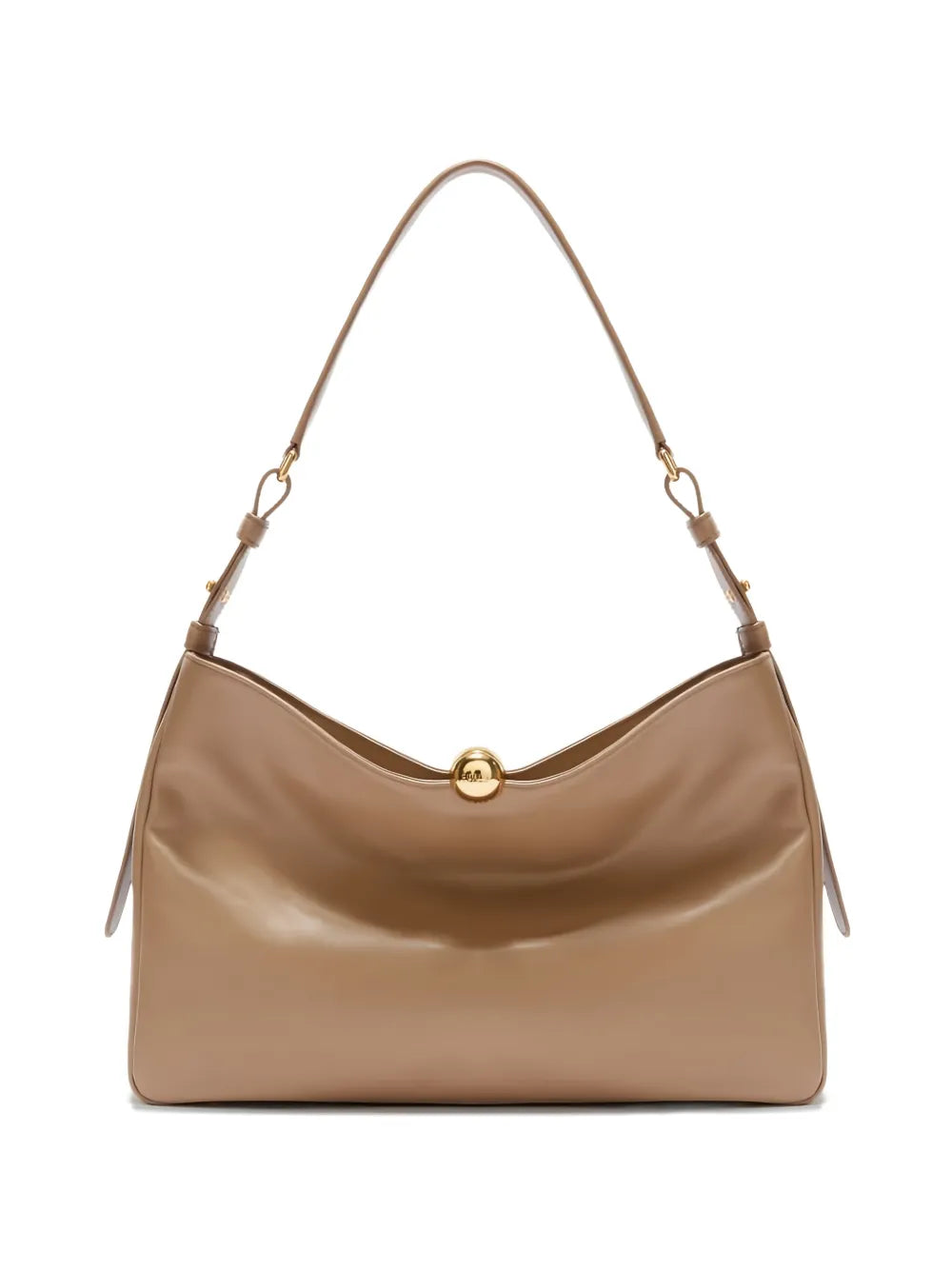 Furla Large Sfera Soft Leather Shoulder Bag — Same as shown — Size One Size — Front View