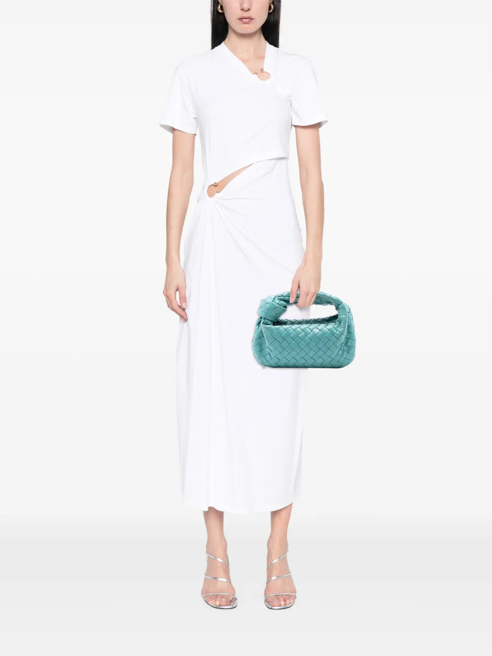 Bottega Veneta Pre Owned 2012 2025 Mini Nappa Intrecciato Jodie Hobo Bag — Same as shown — Size One Size — Side View