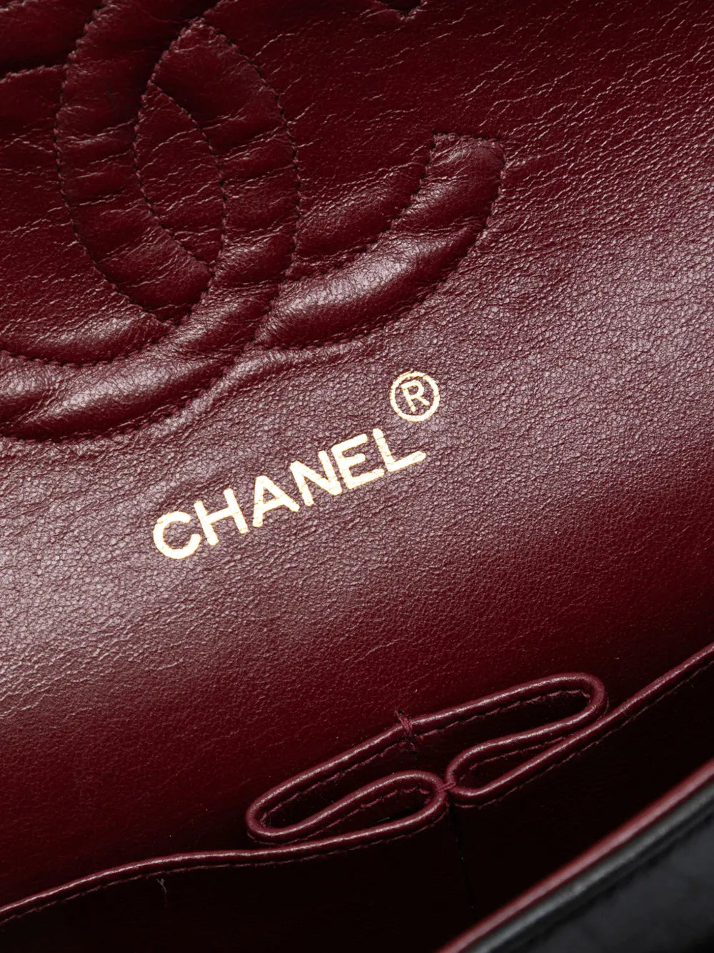 Chanel Pre Owned 1994 1996 Medium Classic Lambskin Double Flap Shoulder Bag — Same as shown — Size One Size — Detail View