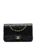 Chanel Pre Owned 1994 1996 Medium Classic Lambskin Double Flap Shoulder Bag — Same as shown — Size One Size — Front View