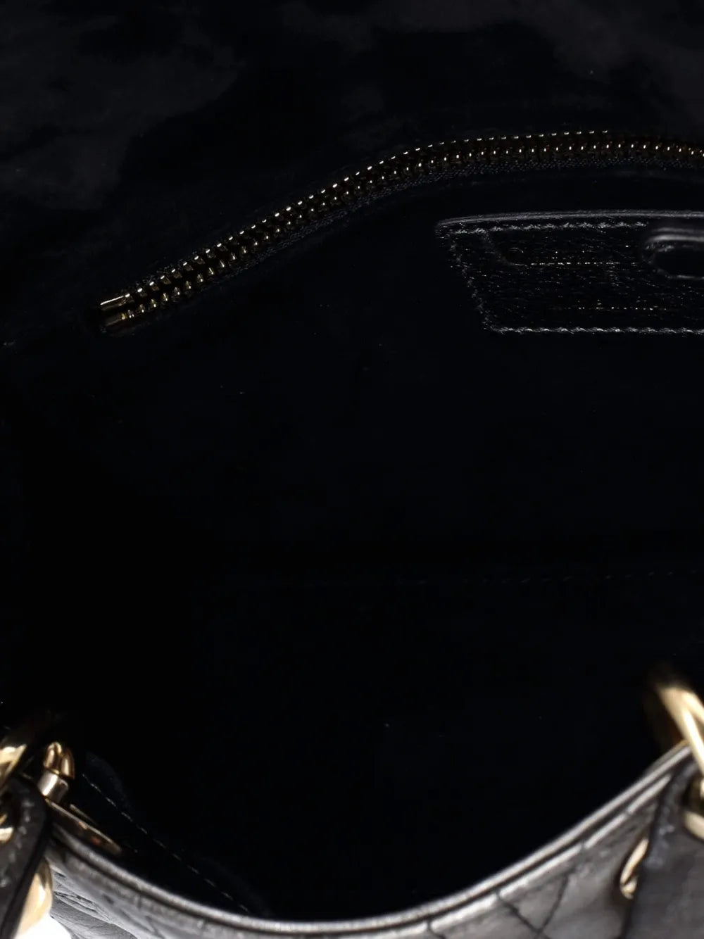 Christian Dior Pre Owned My Abcdior Lady Dior Bag Metallic Cannage Quilt Leather Shoulder Bag — Same as shown — Size One Size — Lifestyle View