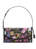 Valentino Garavani Small Devain Papier Floral Shoulder Bag — Same as shown — Size One Size — Front View