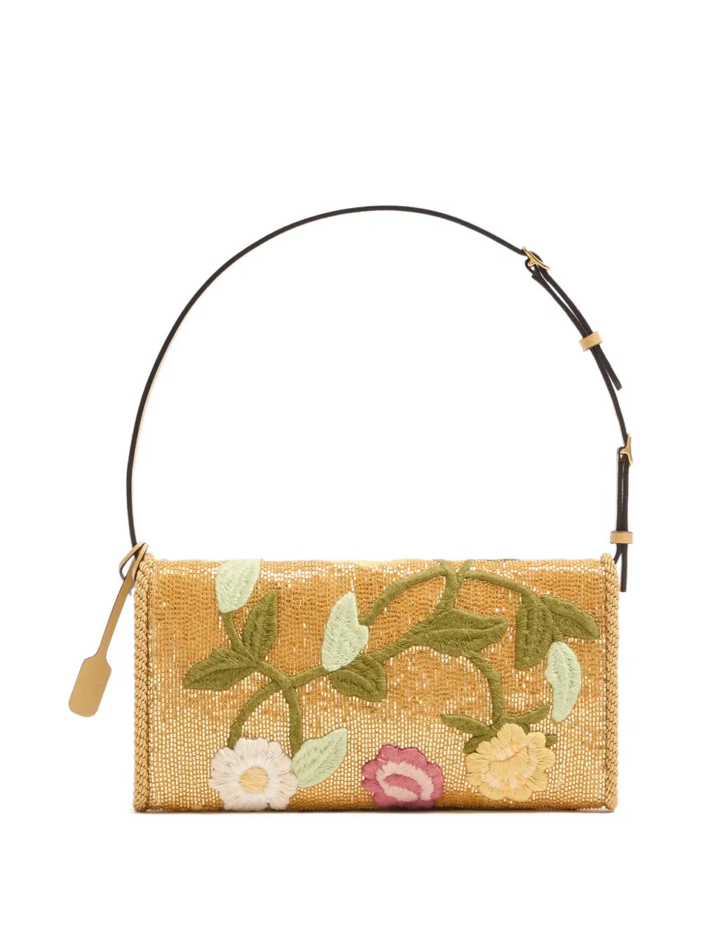 Valentino Garavani Small Devain Embroidered Shoulder Bag — Same as shown — Size One Size — Top View