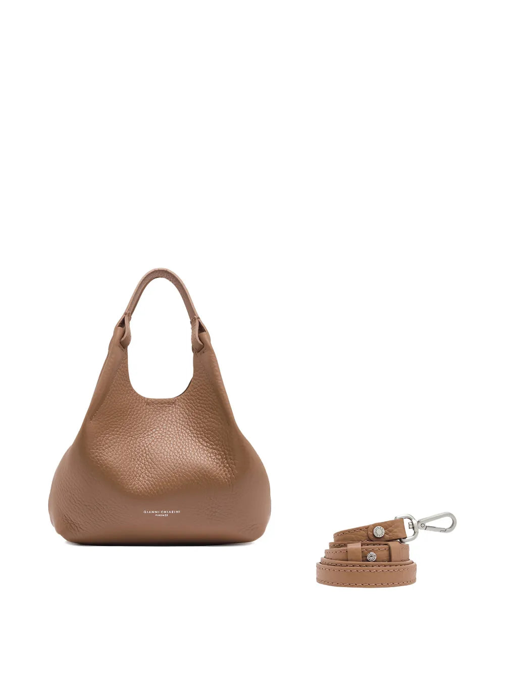 Gianni Chiarini Dua Leather Shoulder Bag — Same as shown — Size One Size — Side View