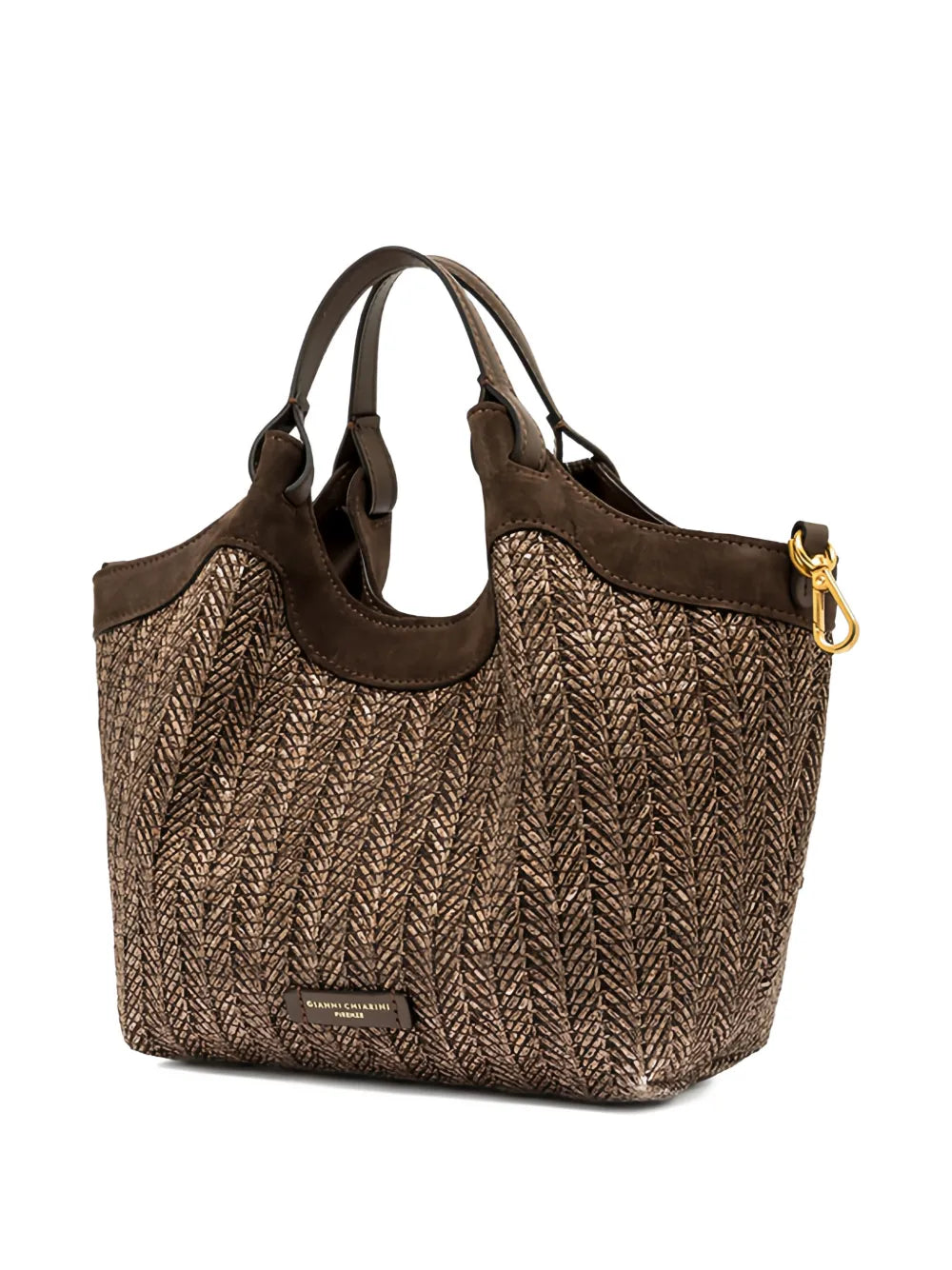 Gianni Chiarini Dua Woven Shoulder Bag — Same as shown — Size One Size — Side View