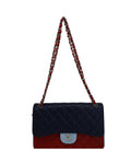 Chanel Pre Owned Jumbo Quilted Chain Double Flap Shoulder Bag — Same as shown — Size One Size — Front View