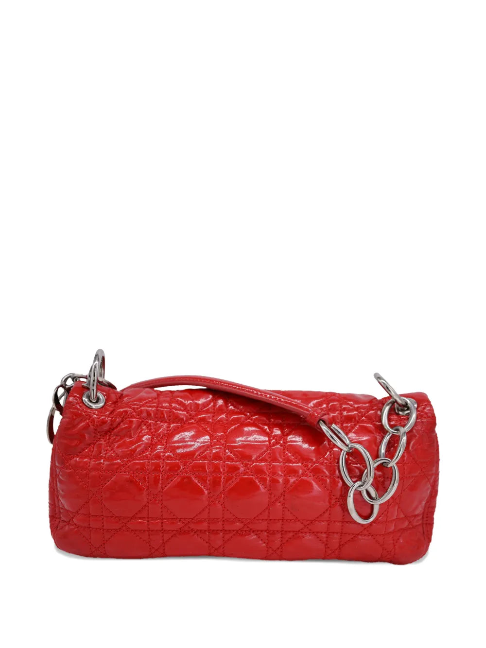 Christian Dior Pre Owned Rendezvous Cannage Quilted Shoulder Bag — Same as shown — Size One Size — Side View