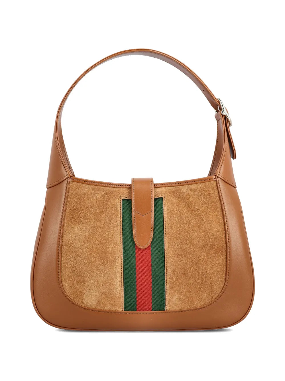 Gucci Medium Jackie 1961 Web Stripe Shoulder Bag — Same as shown — Size One Size — Side View