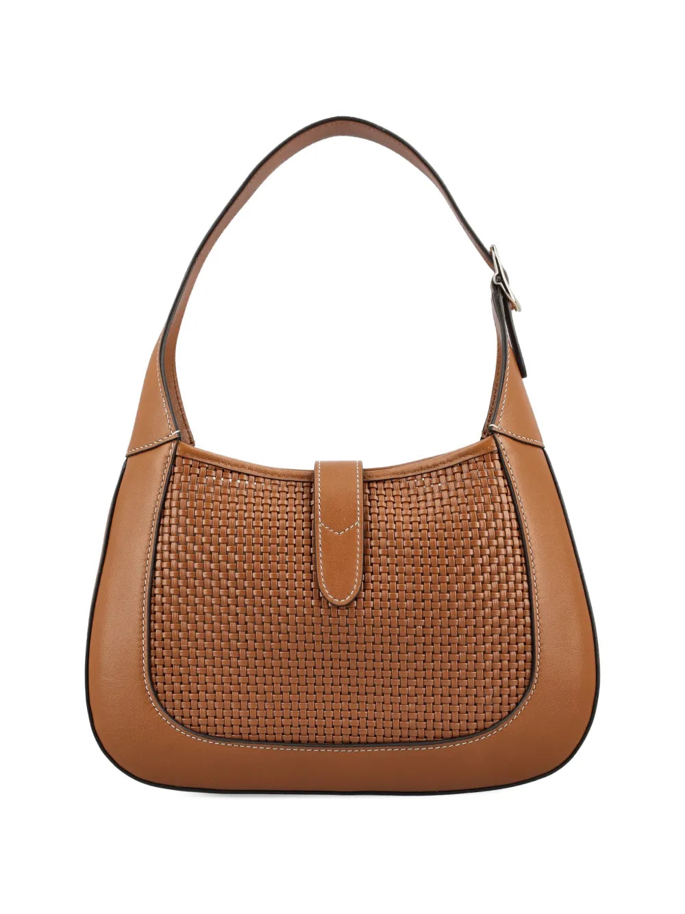 Gucci Jackie 1961 Woven Detail Shoulder Bag — Same as shown — Size One Size — Side View