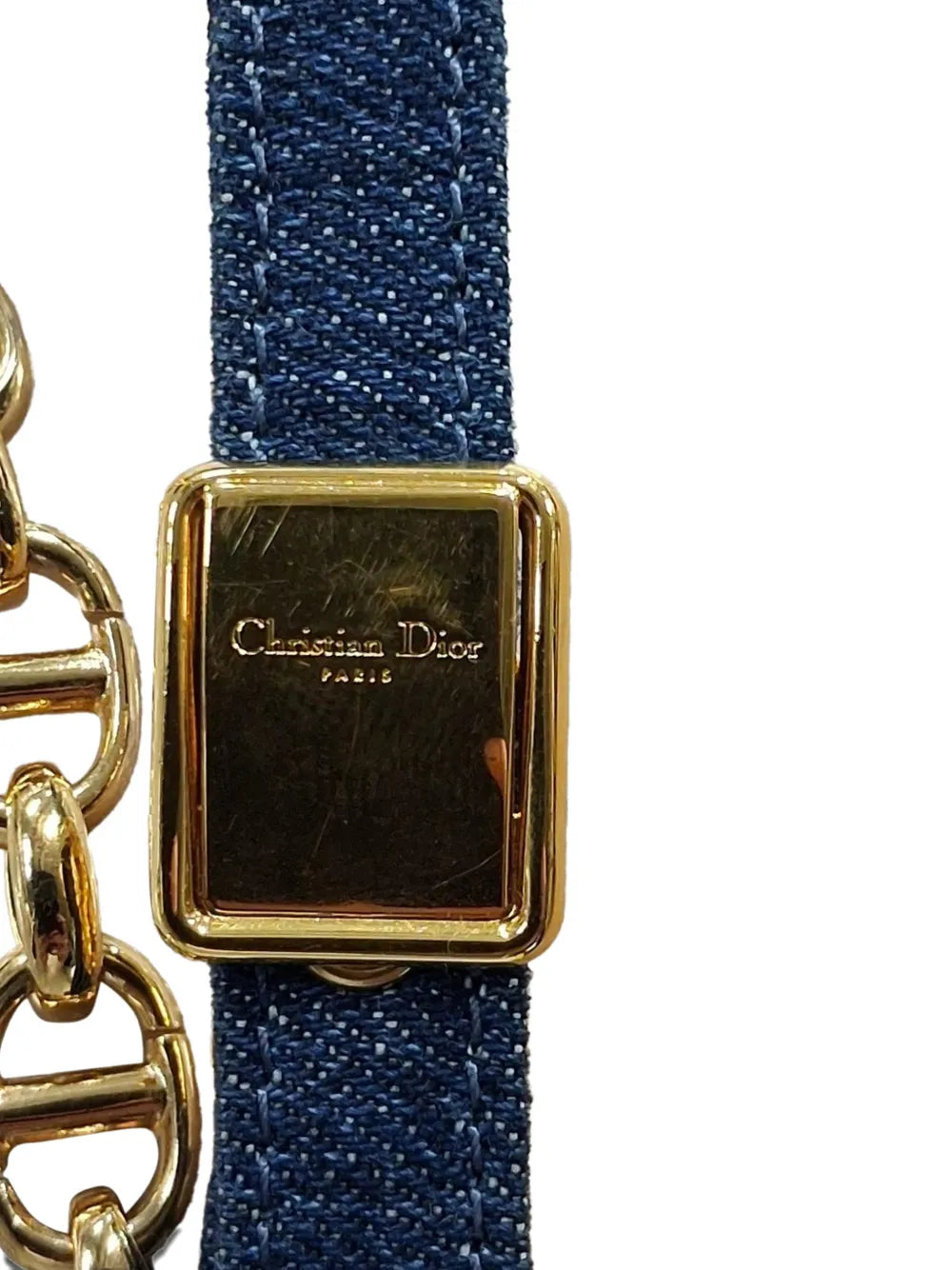 Christian Dior Pre Owned Small Caro Denim Shoulder Bag — Same as shown — Size One Size — Detail View